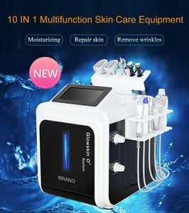 10 em 1 máquina de limpeza da face Bio Aqua Dermaabrasão Jato de Oxigênio Casca Clean Face Oxigen Máquinas faciais