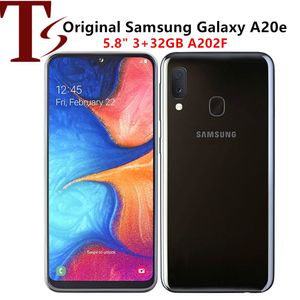 Ricondizionato originale Samsung Galaxy A20e A202FD Dual Sim 5,8 pollici Octa Core Android 9.0 3 GB RAM 32 GB ROM 1560x720 Telefono sbloccato