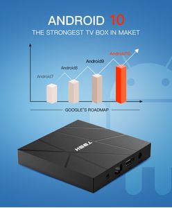 T95H Android 10.0 TV Box 4GB 32GB 64GB AllWinner H616 Quad Core 6K HD 4G64スマートメディアプレーヤーセットトップボックス