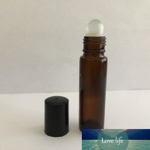 Refillable Essential Oil Roller Bottle Amber 10 Ml 1/3Oz Brown Empty Glass Roll-On Roller Perfume Bottles With Glass Ball