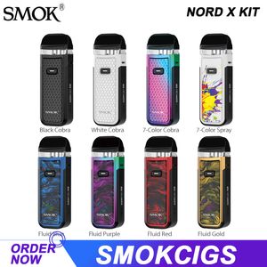 Smok Nord X POD VAPE KIT 1500MAH Batteri 6 ml RPM 2 POD Patroner RPM2 MESH MTL Coil Electronic Cigarette Vaporizer vs Nord 2