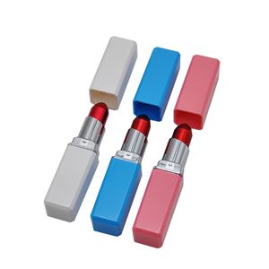 RICH DOG Metal Pipe Lipstick style Pipes Herb Pipes 84MM Long Made of Aluminum and ABS Pipes Mix Color Wholesale