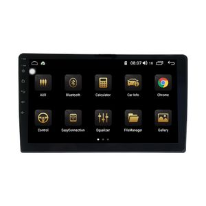 Car Video Dvd Player 4G+64G 10.1 Inch Universal Android Gps Bluetooth 1 Din Auto Entertainment System Ips Screen support Carplay OBD2