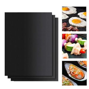 Reusable Non-Stick BBQ Grill Mat Pad Baking Sheet Portable Outdoor Picnic Cooking Barbecue Oven Tool Bbq Accessories Gril Mat