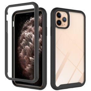 Dla iPhone 13 12 11 Pro 7 8 6 6S Plus Przypadki Projektant Telefon TPU + PC Powrót Pokrywa trzy warstwy ochrony