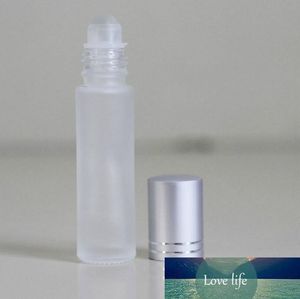 Wholesale vazios 10ml frascos de perfume de rolos de vidro fosco, recipientes cosméticos vazios rolam na garrafa para óleo essencial