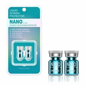 Nouveau protecteur d'écran universel Nano liquide, Film en verre trempé à couverture complète incurvée 3D pour Iphone Samsung htc téléphone android 2ml