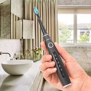 Cosoul Electric Toothbrushsonic Whiten Whiten 5 modos 40000 vezes / min recarregável escova de dente automático homens mulheres impermeáveis
