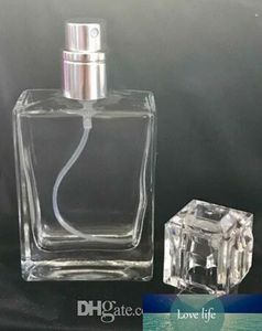 250 шт. 30 мл Стеклянные парфюмерные бутылки спрея Портативный прозрачный спрей БОц блокировки.