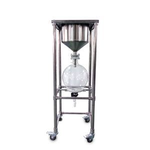 ZOIBKD Supply Großer Vakuumfilter, Gerät zur Entfernung von Wasserverunreinigungen, 20 l, 30 l, 50 l, Edelstahl-Buchner-Trichter, Glasauffangkolben