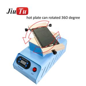 Drehbare LCD-Bildschirm-Glasheizungs-Separatormaschine Vorwärmstation Duale eingebaute Pumpe für Samsung Edge Oled-Glaskleber-Reparatur