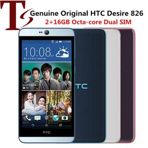 Original desbloqueado HTC Desire 826 Dual SIM OTCA Core Android Telefone Dual 4G LTE 5,5 