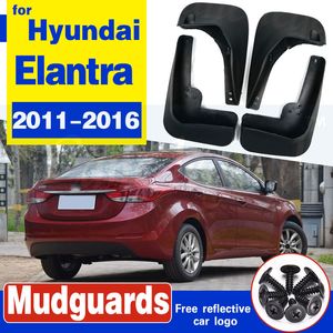 OE Styled Molded Mud Flaps For Hyundai Elantra MD 2011 - 2016 Mudflaps Splash Guards Mudguards Styling 2012 2013 2014 2015 Sedan