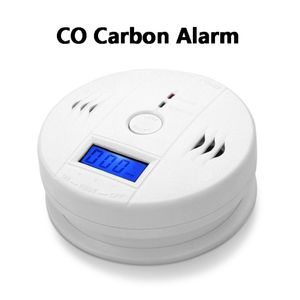 CO Carbon Alarm Monoxide Gas Sensor Monitor Poisoning Detector Tester For Home Security Surveillance Without Battery