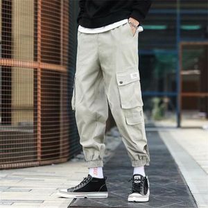 Men Fashion Sporty Pants Hip hop Causal Runnings Pants High Street Jogger New Pocket Trousers Cargo Joggers