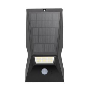 LED Smart Solar Induktive Wandleuchte Drahtlose 5,5 V 1,8 W IP65 Wasserdichte Sicherheitsleuchte Helle Außenwandleuchte Lampe Nachtbeleuchtung