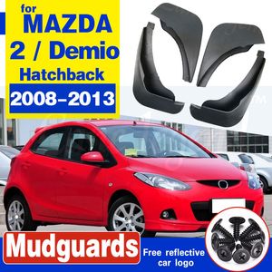 For Mazda 2 / Demio GE Hatch Hatchback 2008-2013 Mud Flaps Mudflaps Splash Guards Mud Flap Mudguards Fender 2009 2010 2011 2012