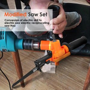 Power Tool Attachment Accessories Reciprocating Saw Home Adjustable Electric Drill Portable Non-Slip Cutting Wood Adapter DIY