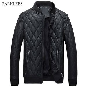Jaqueta de couro grossa homens 2020 jaquetas para homens e casacos de inverno