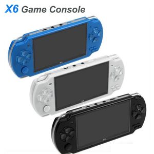 PSP Oyun Deposu Klasik Oyunlar TV Çıkışı Taşınabilir Video Game Player MQ10 için PMP X6 El Oyun Konsolu Ekran