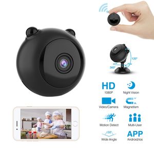 Wholesale monitor security cameras for sale - Group buy A12 Mini Wireless Security Camera WiFi HD P Home Security P2P Camera Night Vision Small Camcorder Remote Monitor Hidden Support TF Card
