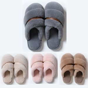 Gorąca sprzedaż - najwyższa jakość nie marki zima pantofle kobiety mężczyźni futro sandały potrójne różowe niebieskie buty domowe kryty zachować ciepłe gumowe sandały 37-45