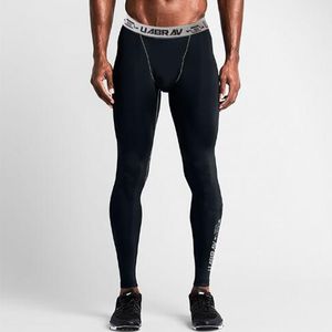 Calças de compressão dos homens negros letra casual capris seqüestra canegas magras Calças masculinas Bodybuilding 2xl 50