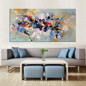 Best New Picture Painting Abstract Oil Paintings on Canvas 100%Handmade Colorful Canvas Art Modern Art for Home Wall Decor Y200102