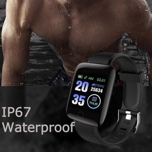 D13 Smart Watches Waterproof Heart Rate Smart Watch Blood Pressure 116 Plus Smartwatch Men Fitness Tracker Pedometer for Android