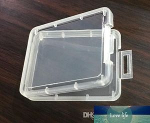 Små Box Protection Case Container Minneskort Boxar Verktyg Plast Transparent Lagring Lätt att bära Praktisk återanvändning