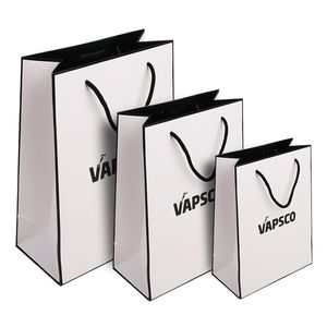 Luxury Custom Print Gift Paper Shopping Bag With PP Handle,Sac En Papier For Cosmetic Packaging