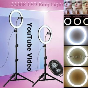 10 LED Studio Ring Light Photo Lamp Light voor YouTube Tiktok Video Live cm Statief