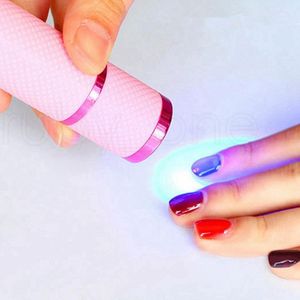 Mini Nageltrockner LED UV Lampe Gel Polnisch SECADORES DE UNAS LED-Taschenlampe Fast Cure Séchoirs Ein Kleber Nail Art Werkzeuge Nageltrockner