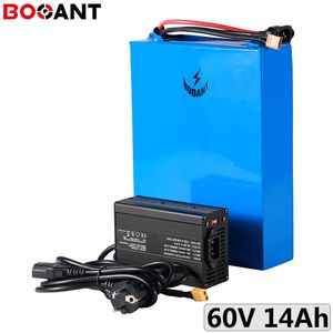 16S 60V 14Ah electric bicycle lithium battery for Sanyo 18650 cell 1000W 1500W E-bike pack with 5A charger