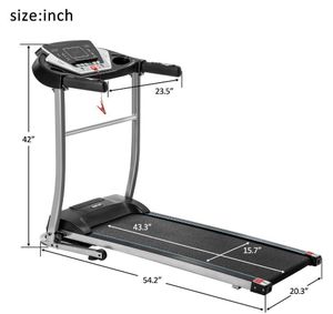 Makine Fitness Koşu ABD Stok Treadmilles GT Montaj Katlanır Elektrik Koşu Motorlu Spor Ekipmanları MS191082AAN Malzemeleri