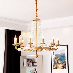 Luxury Design moderno E14 ouro Led K9 lustre de cristal Luminárias para Loft Escadaria Sala Quarto Casa de Banho Lamp