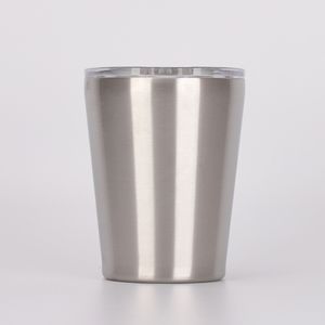 Aço inoxidável Aço inoxidável 12 oz Crianças Tumbler Bebê Cup Sippp Cup Duplo Walled com palha DIY lata c01