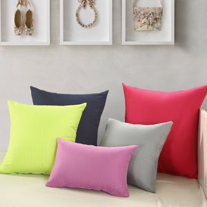 60x60cm Candy Color Pillowcase Decorative Cushion Cover Throw For Home Sofa Cusion Cover Solid Color Car Seat Cushi BIg size Christmas gifts