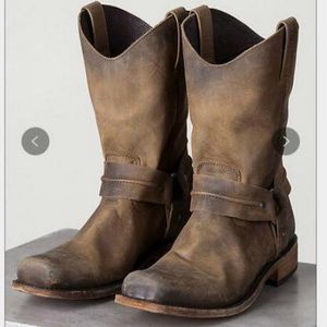 Botas PU Vintage Leather sapatos quentes clássicas dos homens deslizamento Homem com Gladiator Inverno Sapatinho Big Size 37-47 Low Heel Botas Para Mens