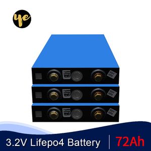 8PCS 3.2V 72Ah battery pack LiFePO4 12V Lithium iron phospha Large capacity 72000mAh Motorcycle Electric Car motor batteries