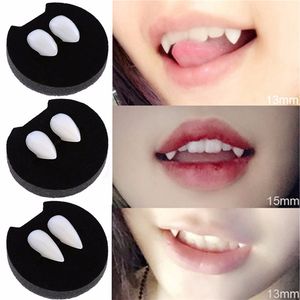 2 sztuk / zestaw Przyjazny dla środowiska Żywica Cosplay Halloween Dentures Zombie Ghost Devil Werewolf zęby prop impreza Wampira Zęby Kid Toy