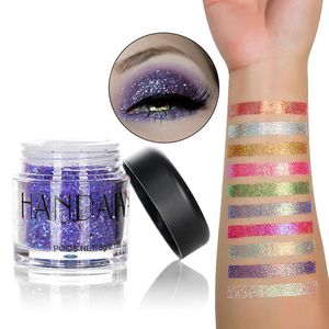 sombra HANDAIYAN Glitter Eye Pó Shimmer Lantejoula Maquiagem Sombra coloridos Olhos Shimmer pó