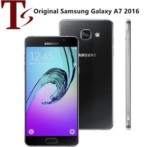 Desbloqueado Refurbished Original Samsung Galaxy A7 A7100 2016 Octa Núcleo 3GB / 16GB 5.5 polegadas 13MP 4G LTE
