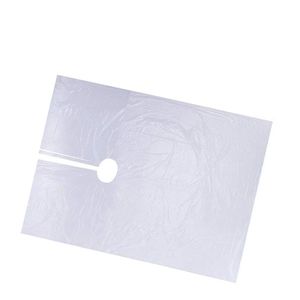 Descartável cabeleireiro Xaile Perm Cabelo Pintado de Cape vestido Hair Coloring Capes lenço transparente membrana impermeável sa
