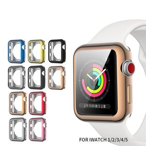 Weiche TPU-beschichtete, leichte Schutzhülle mit glänzendem Rahmen für die Apple Watch iWatch Serie 6 SE 5 4 3 2 1 38 mm 42 mm 40 mm 44 mm