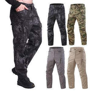 Summer Autumn New Combat Tactical Pants Men Outdoor Camping Hiking Cargo Pant Camouflage Trousers Plus Size