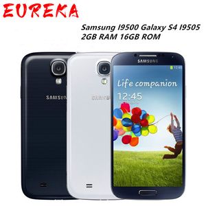 Remublevished 원래 삼성 갤럭시 S4 I9500 I9505 5.0 인치 쿼드 코어 2GB RAM 16GB ROM 13MP 3G 4G LTE 잠금 해제 스마트 폰