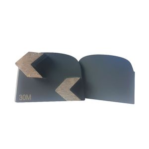 Diamond Arrow Segments Metal Grinding Shoes Concrete Lavina Polishing Pads with Two Sharp Teeth Lavina Metal Grinding Tools 12PCS