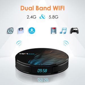 Hk1 Max Android 9.0 TV Box Ram 4GB 32GB RK3318 4k Dual wifi Bluetooth4.0 PK H96 MAX