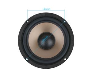 6.5 İnç Subwoofer Ses Hoparlör 80W 4 8 Ohm Yüksek Güç Ateş Woofer Müzik Hoparlör DIY İçin Kitaplık Ses Sistemi FreeShipping